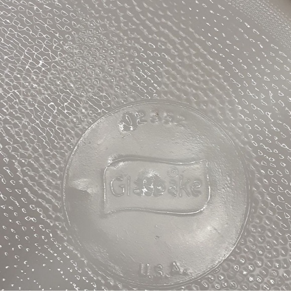 Vintage Glasbake green daisy Primrose Dream Divided Oval Casserole Dish … - Picture 3 of 3